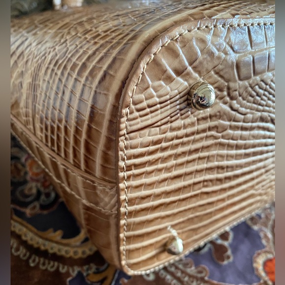 TOBACCO MELBOURNE MEDIUM ASHER TASSELED Brahmin Tote Bag - Picture 5 of 8